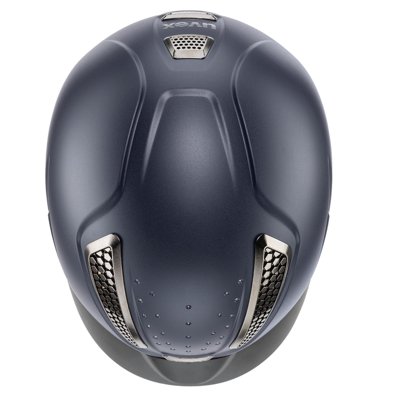 Uvex Perfexxion II Grace Riding Hat - Navy-2